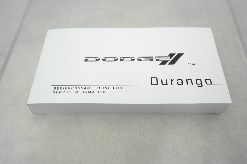 Bedienungsanleitung Dodge Durango Mod. 2014